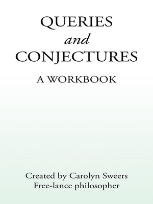 cover image of QUERIES AND CONJECTURES